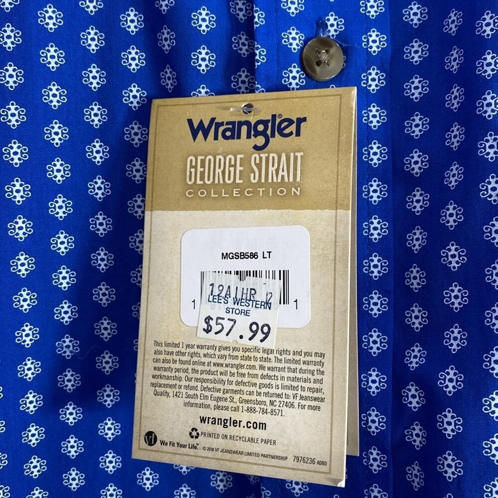 Wrangler George Straight Collection LT NWT - Picture 6 of 12